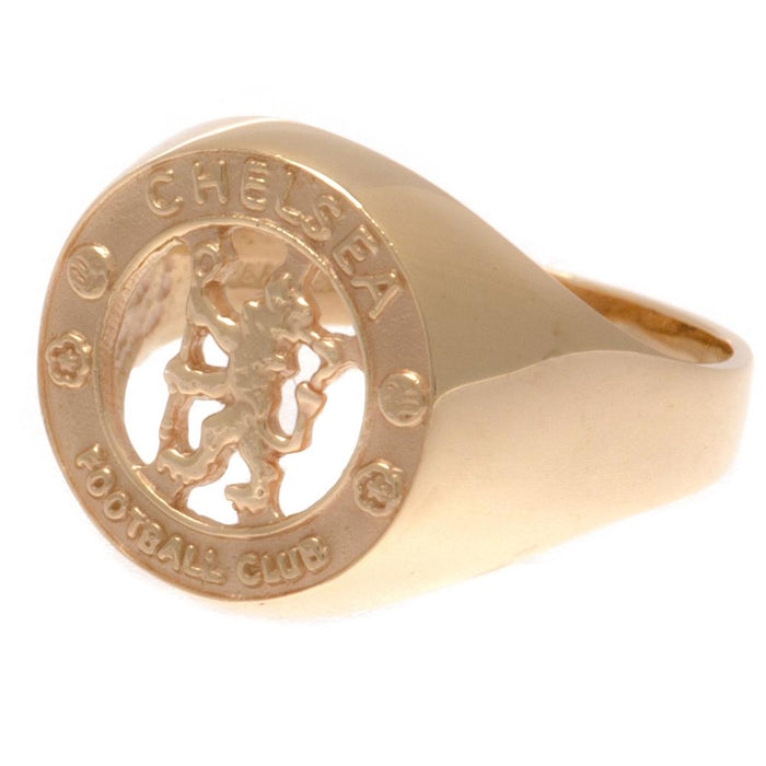 Chelsea FC 9ct Gold Crest Ring Large - Excellent Pick