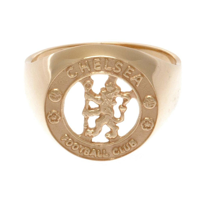 Chelsea FC 9ct Gold Crest Ring Large - Excellent Pick