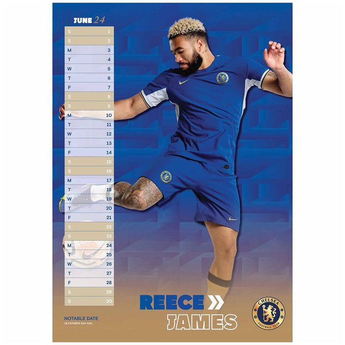 Chelsea FC A3 Calendar 2024 - Excellent Pick