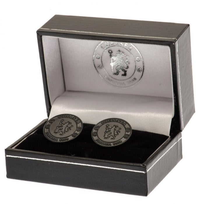 Chelsea FC Black IP Cufflinks - Excellent Pick