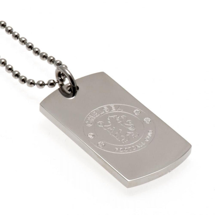 Chelsea FC Engraved Dog Tag & Chain - Excellent Pick