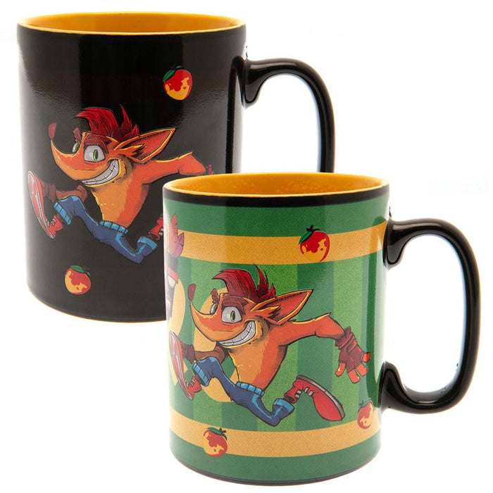 Crash Bandicoot Heat Changing Mega Mug - Excellent Pick