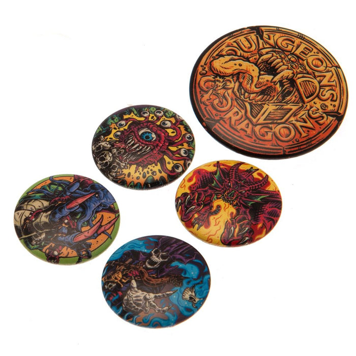 Dungeons & Dragons Button Badge Set - Excellent Pick