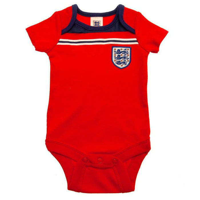 England FA 2 Pack Bodysuit 82 Retro 3-6 Mths - Excellent Pick