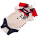 England FA 2 Pack Bodysuit 82 Retro 6-9 Mths - Excellent Pick