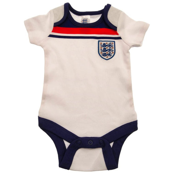 England FA 2 Pack Bodysuit 82 Retro 6-9 Mths - Excellent Pick