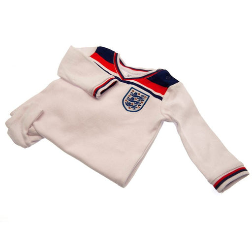 England FA Sleepsuit 82 Retro 12-18 Mths - Excellent Pick