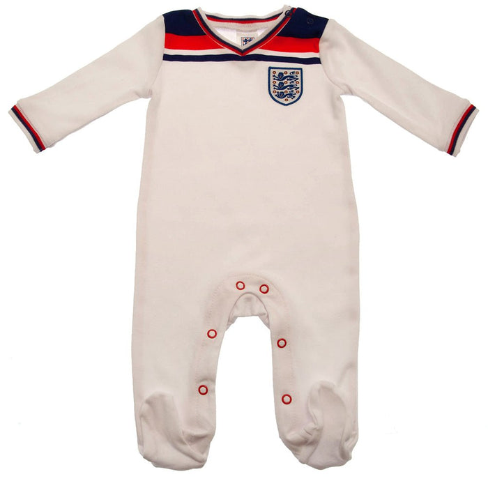 England FA Sleepsuit 82 Retro 3-6 Mths - Excellent Pick