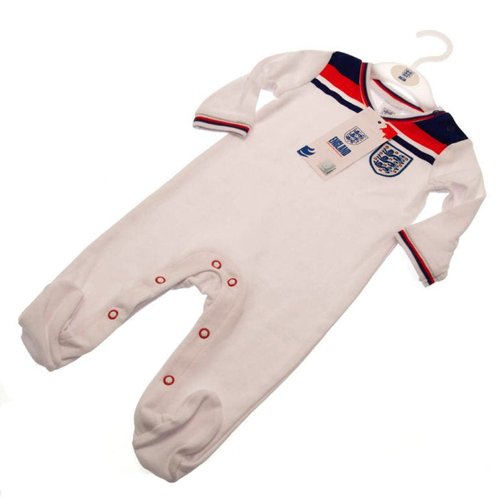 England FA Sleepsuit 82 Retro 6-9 Mths - Excellent Pick