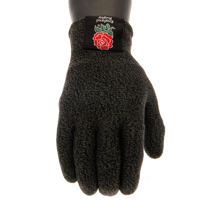 England RFU Luxury Touchscreen Gloves Youths - Excellent Pick