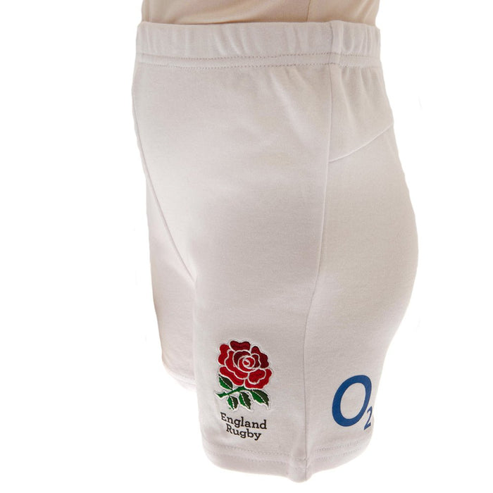 England RFU Shirt & Short Set 6/9 mths PC - Excellent Pick