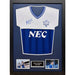 Everton FC 1986 Lineker Signed Shirt (Framed) - Excellent Pick