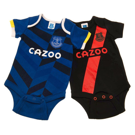 Everton FC 2 Pack Bodysuit 3-6 Mths - Excellent Pick