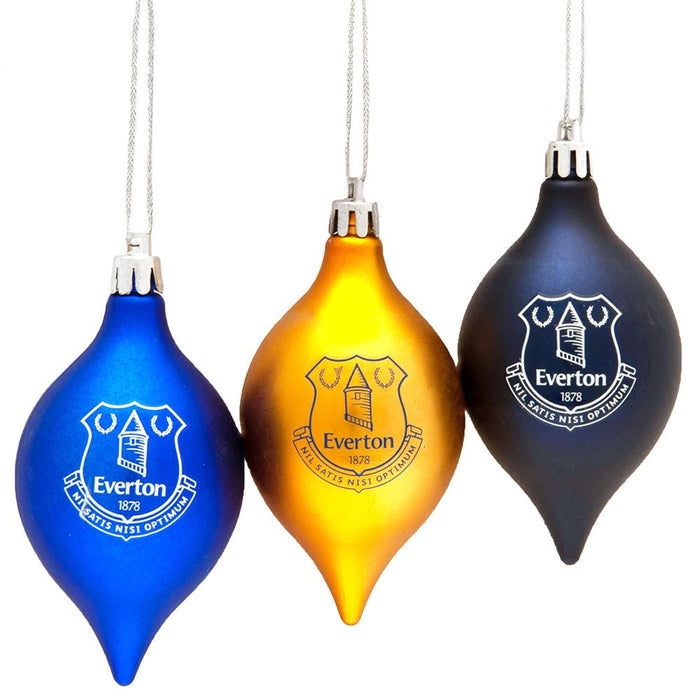 Everton FC 3pk Vintage Baubles - Excellent Pick