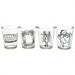 Friends 4pk Shot Glass Set - Excellent Pick