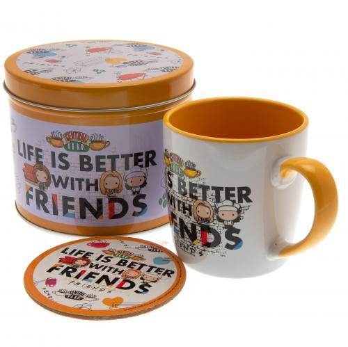 Friends Mug & Coaster Gift Tin - Excellent Pick