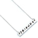 Friends Silver Plated Necklace Logo - Excellent Pick