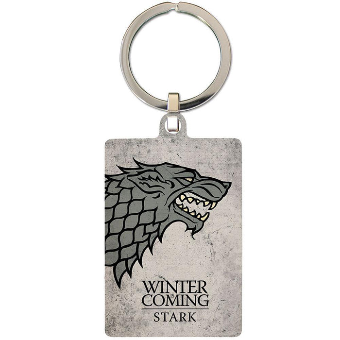 Game Of Thrones Metal Keyring Stark - Excellent Pick