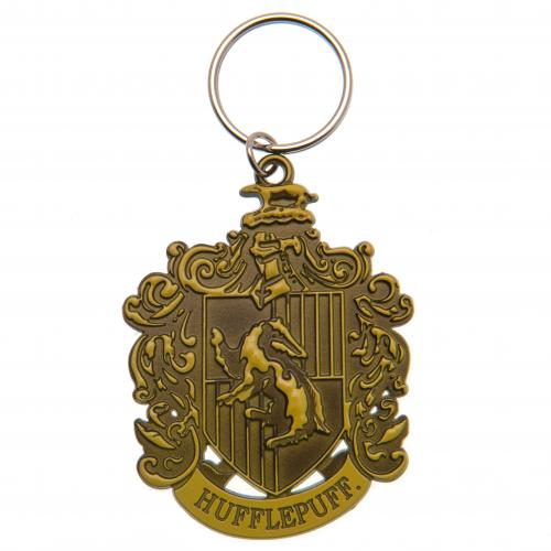 Harry Potter Debossed Metal Keyring Hufflepuff - Excellent Pick