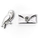 Harry Potter Silver Plated Earrings Hedwig Owl & Letter - Excellent Pick