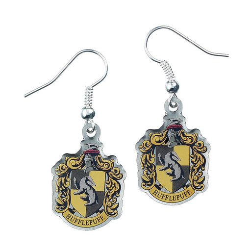 Harry Potter Silver Plated Earrings Hufflepuff - Excellent Pick