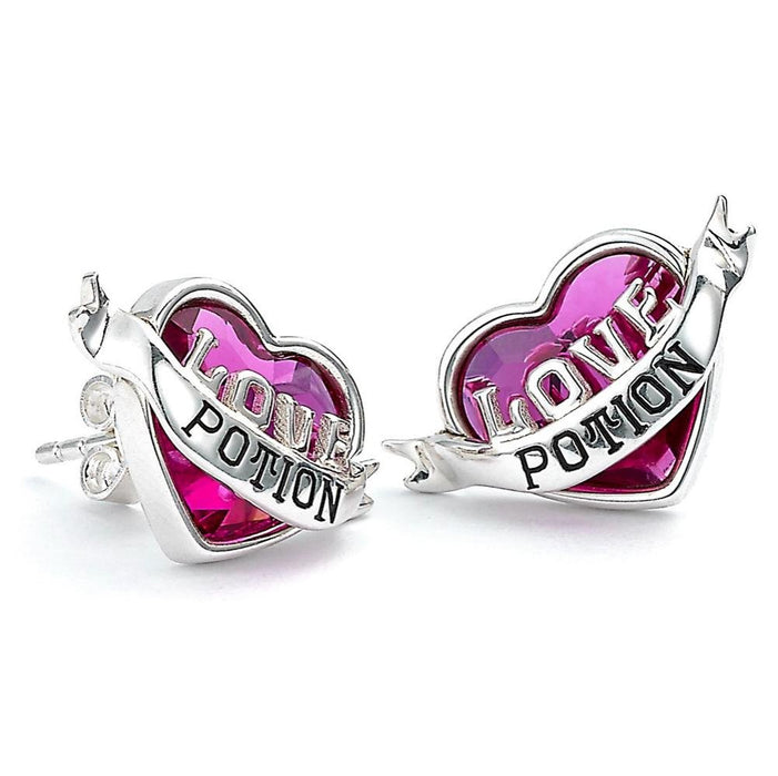 Harry Potter Sterling Silver Crystal Earrings Love Potion - Excellent Pick