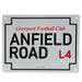 Liverpool FC Anfield Road Sign - Excellent Pick