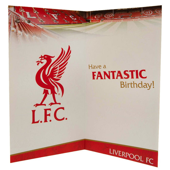 Liverpool FC Birthday Card Boy - Excellent Pick