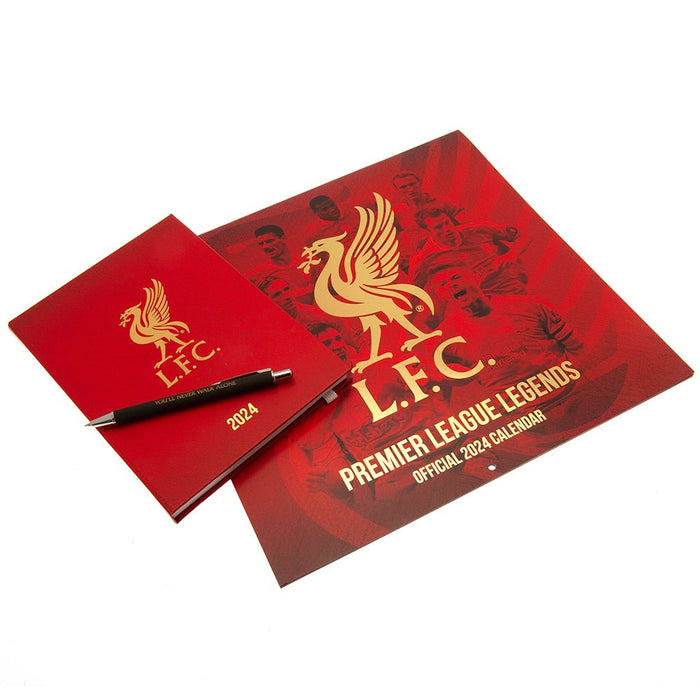 Liverpool FC Calendar & Diary Musical Gift Box 2024 - Excellent Pick