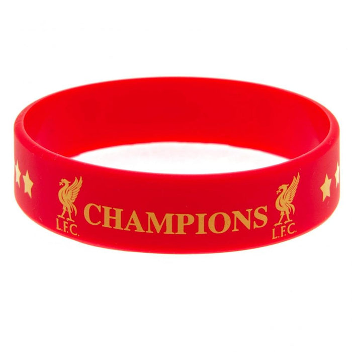 Liverpool FC Champions Of Europe Silicone Wristband - Excellent Pick