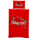 Liverpool FC Champions Of Europe Single Duvet Set - Excellent Pick