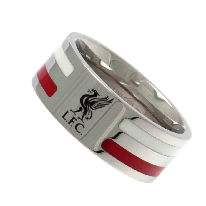 Liverpool FC Colour Stripe Ring Small - Excellent Pick