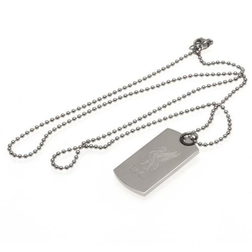 Liverpool FC Engraved Dog Tag & Chain LB - Excellent Pick