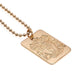 Liverpool FC Gold Plated Dog Tag & Chain - Excellent Pick