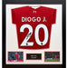 Liverpool FC Jota Signed Shirt (Framed) - Excellent Pick