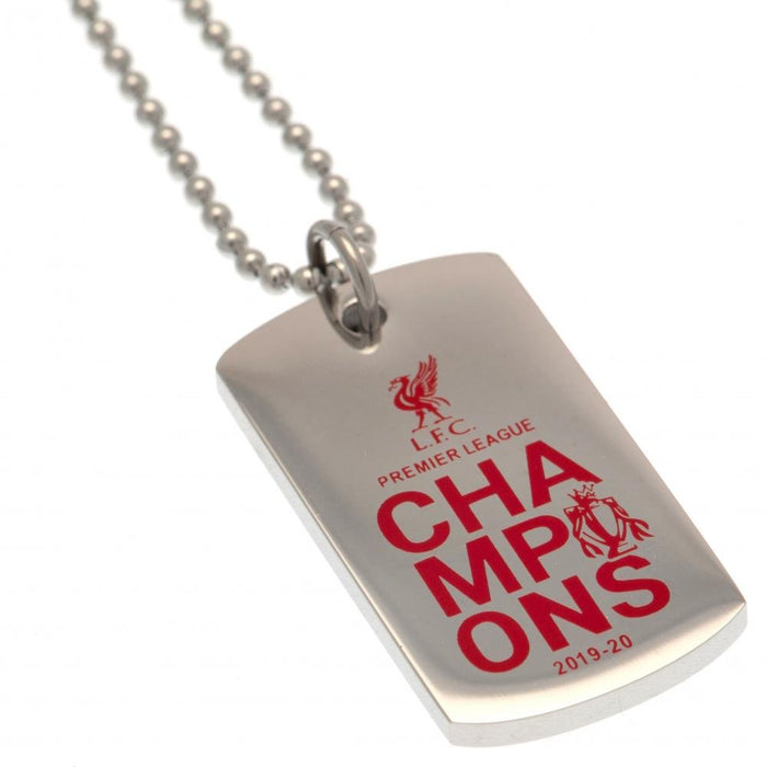 Liverpool FC Premier League Champions Colour Crest Dog Tag - Excellent Pick