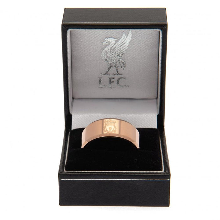 Liverpool FC Rose Gold Plated Ring Medium - Excellent Pick