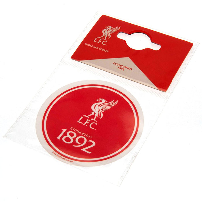 Liverpool FC Single Car Sticker EST - Excellent Pick