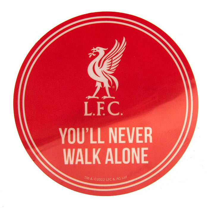 Liverpool FC Single Car Sticker YNWA - Excellent Pick