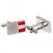 Liverpool FC Stainless Steel Stripe Cufflinks - Excellent Pick