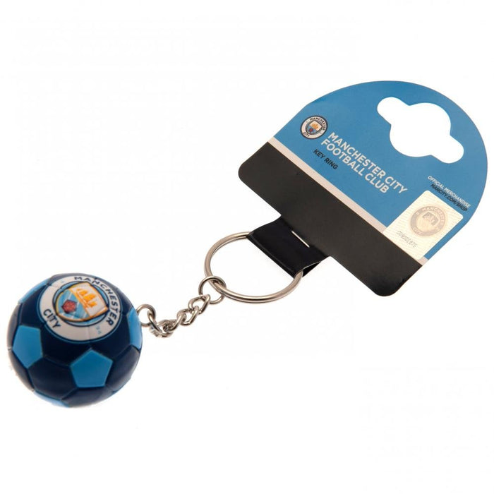 Manchester City FC Football Keyring - Excellent Pick