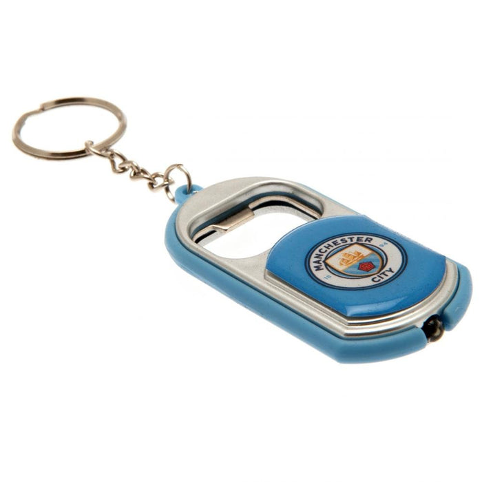Manchester City Fc Key Ring Torch Bottle Opener - Excellent Pick