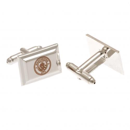 Manchester City FC Silver Plated Cufflinks - Excellent Pick