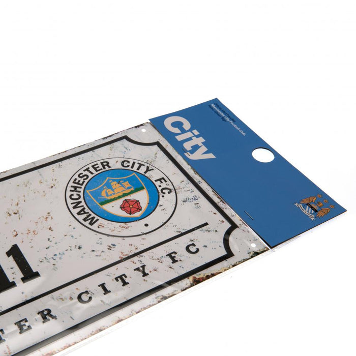 Manchester City FC Street Sign Retro - Excellent Pick