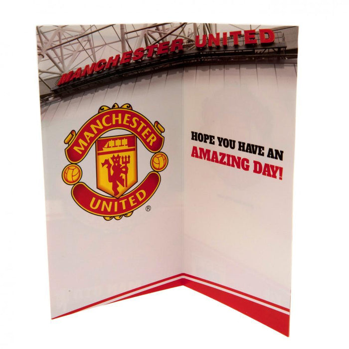 Manchester United FC Birthday Card - Excellent Pick