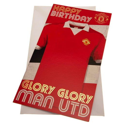 Manchester United FC Birthday Card Retro - Excellent Pick