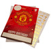 Manchester United FC Birthday Card With Stickers - Excellent Pick