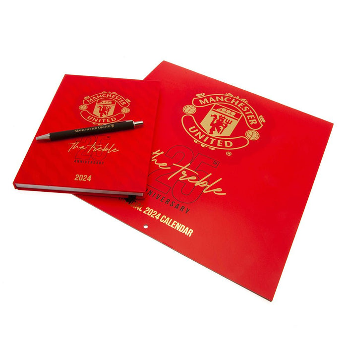 Manchester United FC Calendar & Diary Musical Gift Box 2024 - Excellent Pick