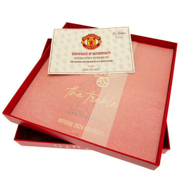 Manchester United FC Calendar & Diary Musical Gift Box 2024 - Excellent Pick