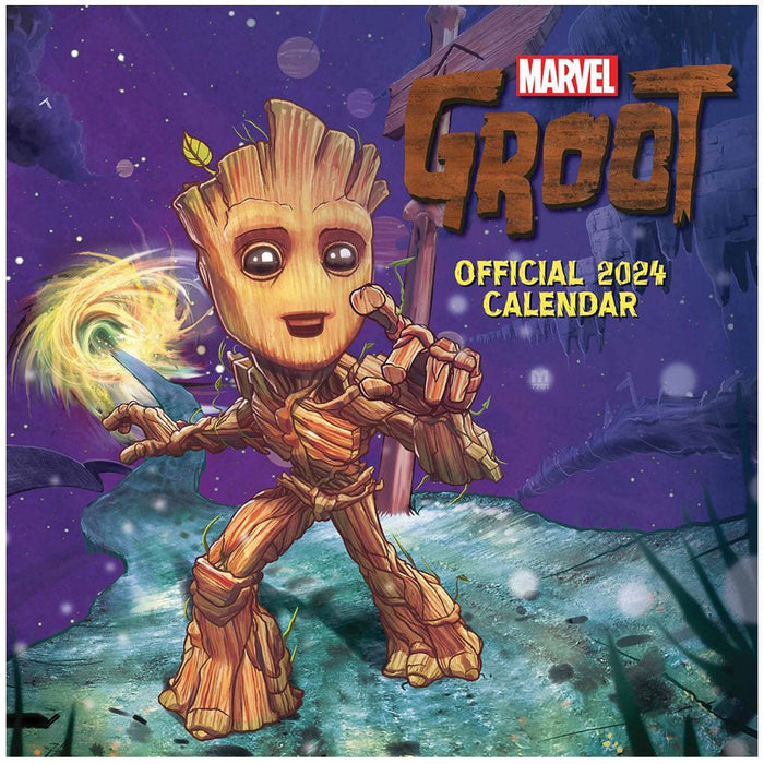 Marvel Square Calendar 2024 Groot - Excellent Pick